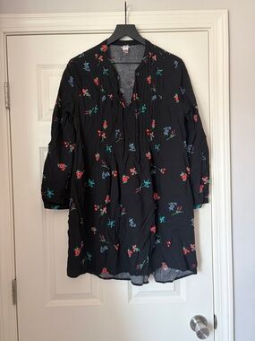 Old Navy Black Floral Dress